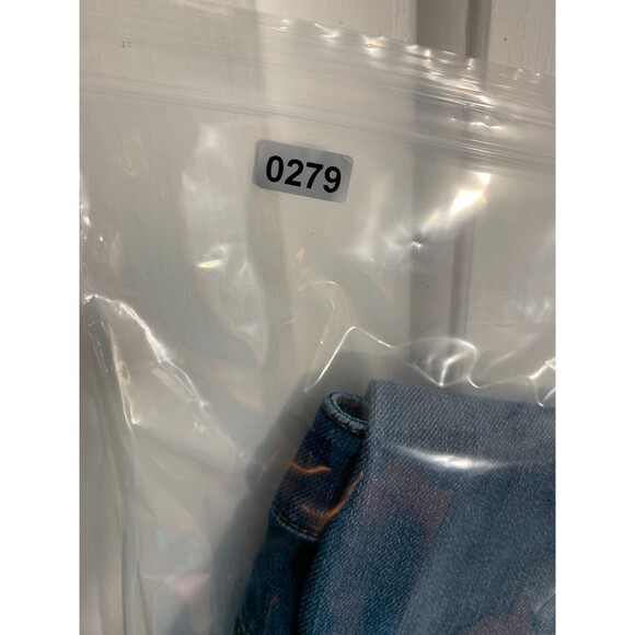 J. JILL Authentic Slim Boot Cut Denim Blue Jeans Stretch Size 8 Distressed Knees - Picture 11 of 11